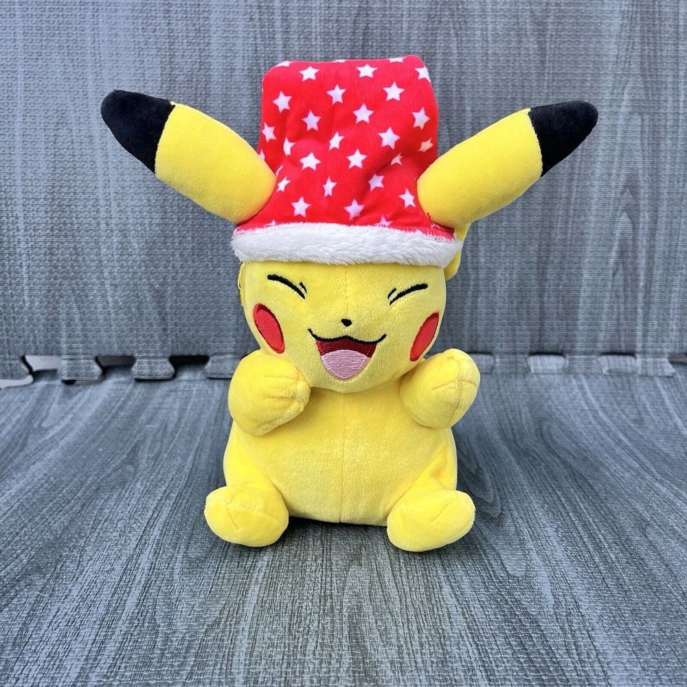 Christmas Pokemon Pikachu Plush Toy 9"